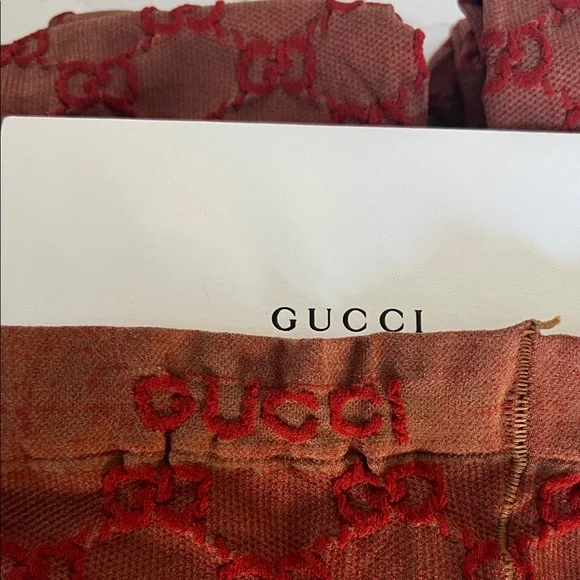 Gucci Red and nude woman’s tights - Picture 3 of 7